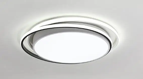 

Modern Lustre LED Ceiling lamp Panel Round Lighting Fixture Bedroom Kitchen Creative Individual Acrylic Simple Round Lamp