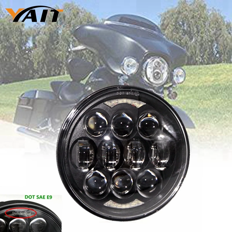 5 3/4 &quotСветодиодный прожектор для Sportster Dyna Indian Scout|projection headlights|led headlightled 4 |