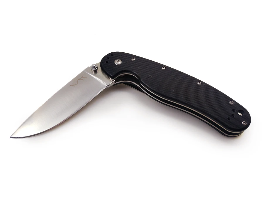WTT AUS-8 Tactical Folding Knife G10 Handle Survival Outdoor Camping Portable Combat Knives EDC Hunting Multi Tools RAT Model 1
