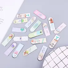 6 шт./компл. свежий кактус магнитные закладки книжные маркеры страница клип офиса школы канцелярский товар Бумага зажим