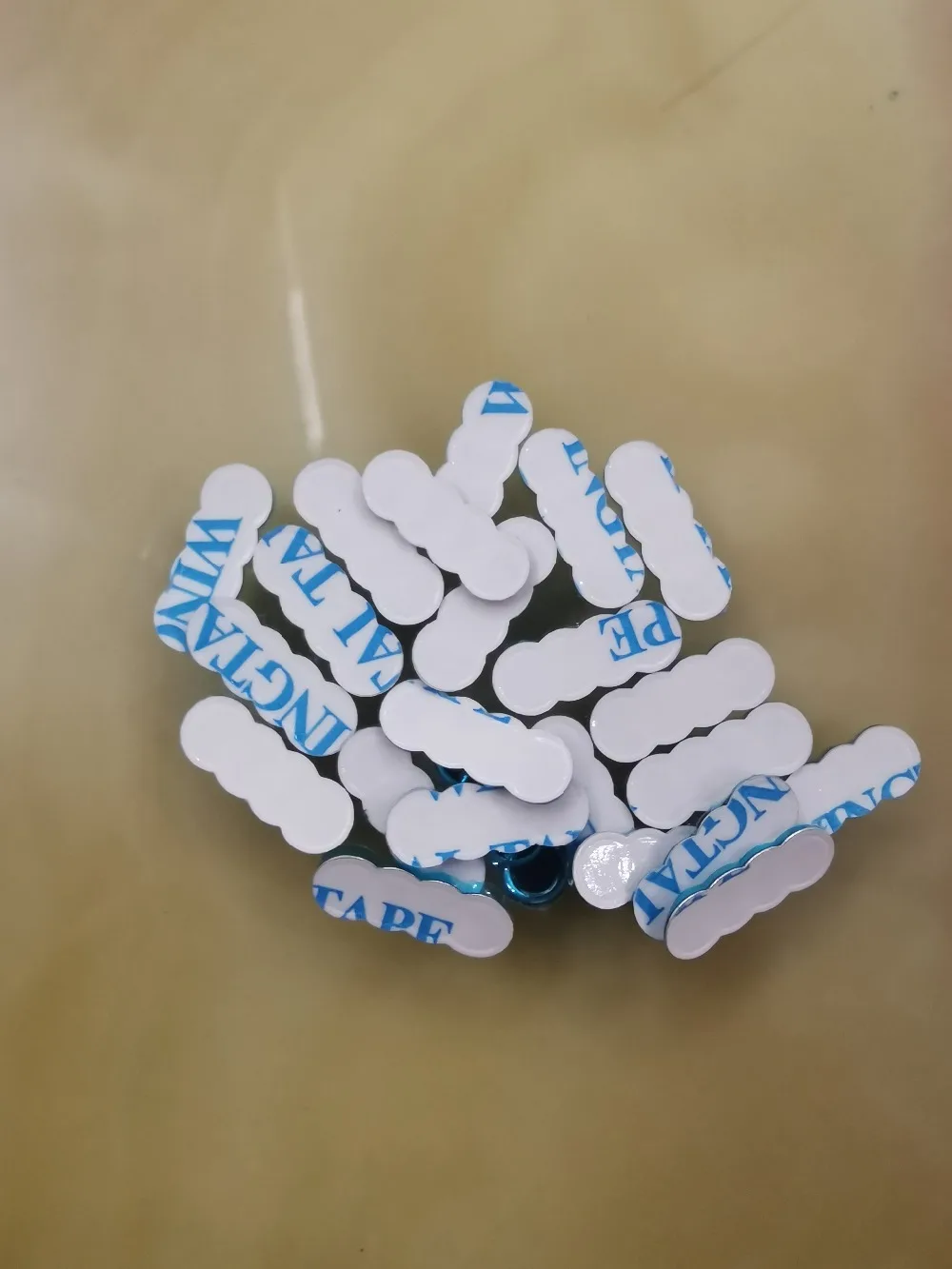 

10pcs/LOT 16*6mm Remote Key Fob Remote Badge Logo Sticker replacement For Audi key Aluminum DIY metal sticker car key logo