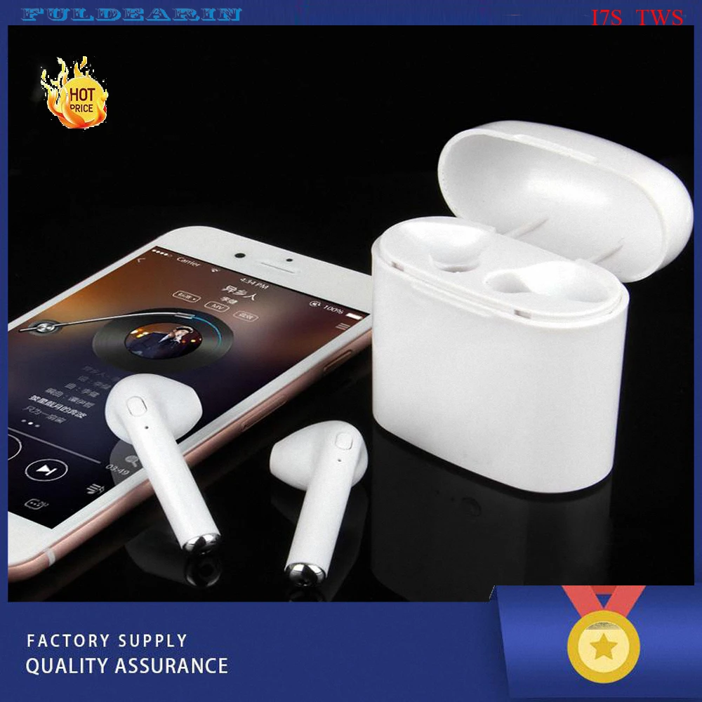 I7 TWS Bluetooth наушники 5 0 зарядная док-станция настоящие беспроводные для Apple Iphone 6s 7 8 x
