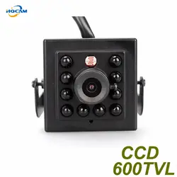 Hqcam Ночное видение Камера 600TVL Sony CCD Камера с 10 шт. 940nm LED безопасности, Крытый CCTV Камера Мини ИК инфракрасный Ночное видение