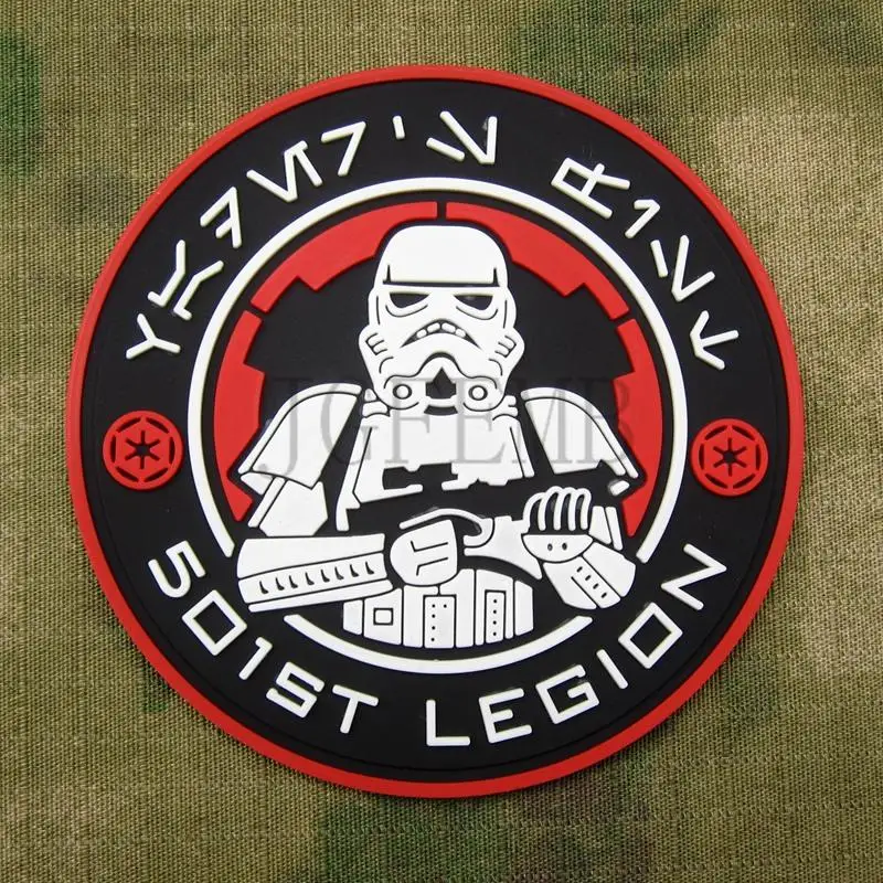 

Color 501st Legion Imperial STORM TROOPER Military 3D PVC patch PB1618