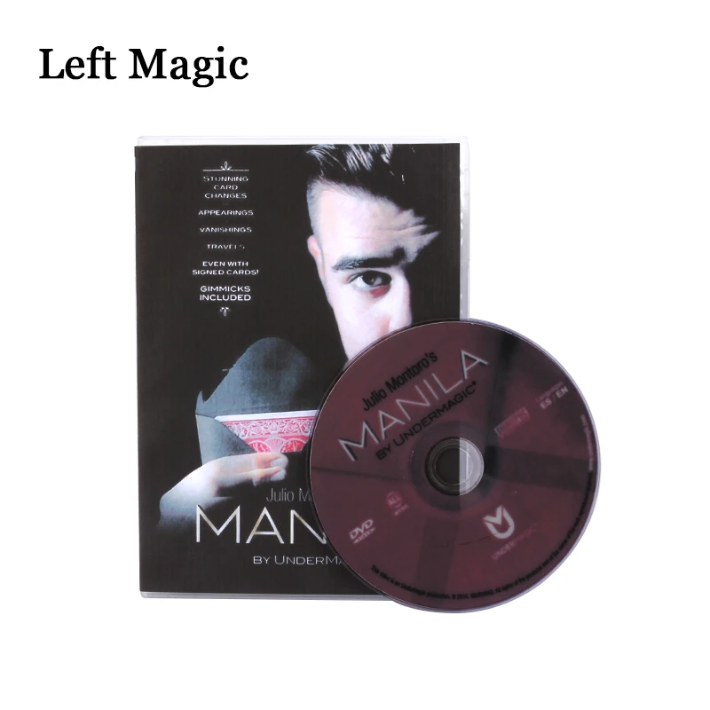 

Manila (Gimmicks & DVD ) By Julio Montoro -Magic Tricks Mentalism Card Magic Illusions Close Up Stage Magic Props Comedy