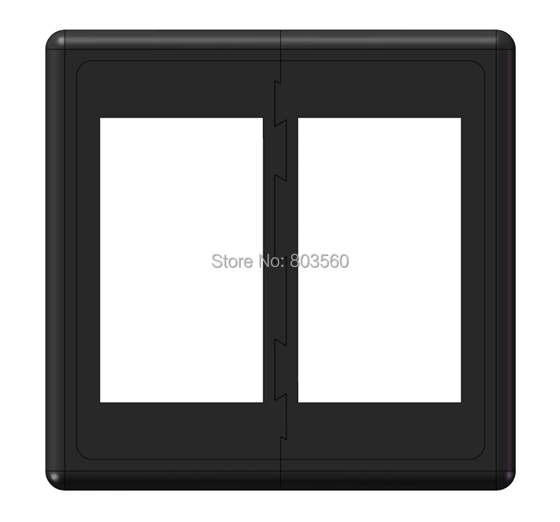 Rocker Switch Bezel Mount Mounting Panel Bracket kit Holder End