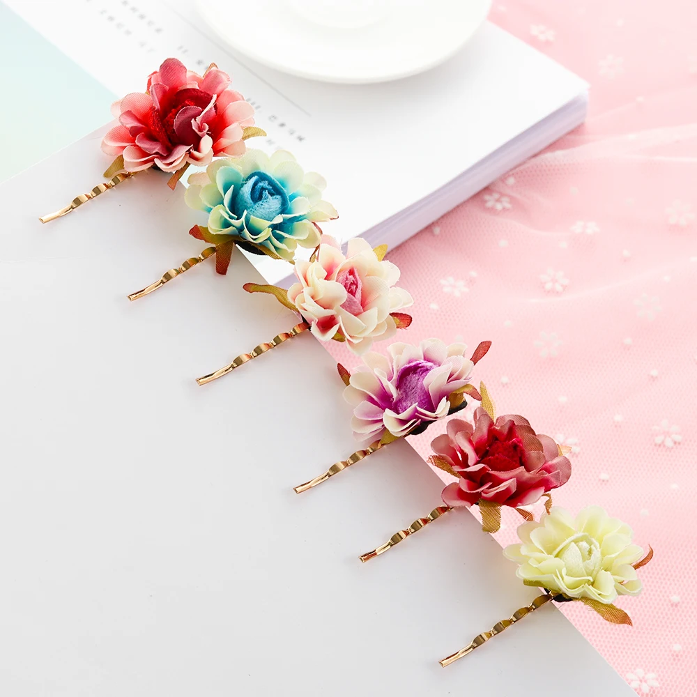 Buy Lovely Flowers Cute Hairpins For Women Hair