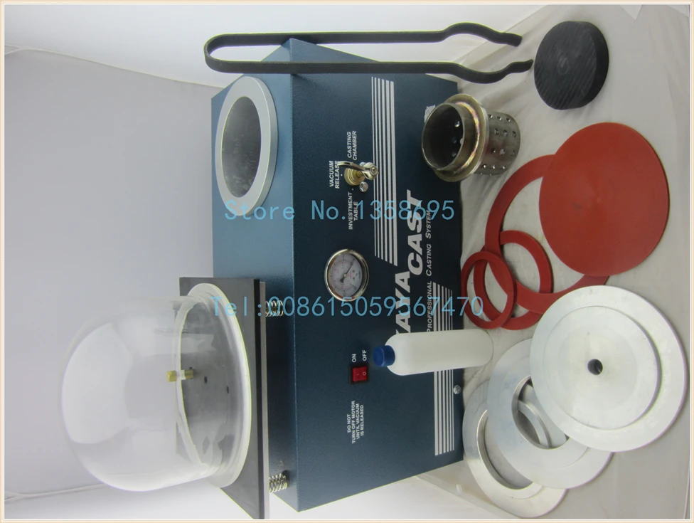 jewelery tools Mini Vacuum Investing & Casting Machine, Jewelry Lost