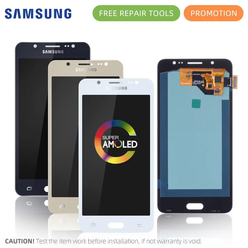 AMOLED Дисплей для SAMSUNG Galaxy J5 2016 J510 J510F J510FN J510M LCD в сборе с тачскрином Оригинал 5.2''