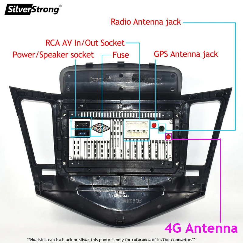 Best SilverStrong IPS display Android9.0 4G Car 2DIN For Chevrolet CRUZE 2008-2012 Multimedia Player Navigation GPS Android9.0 1