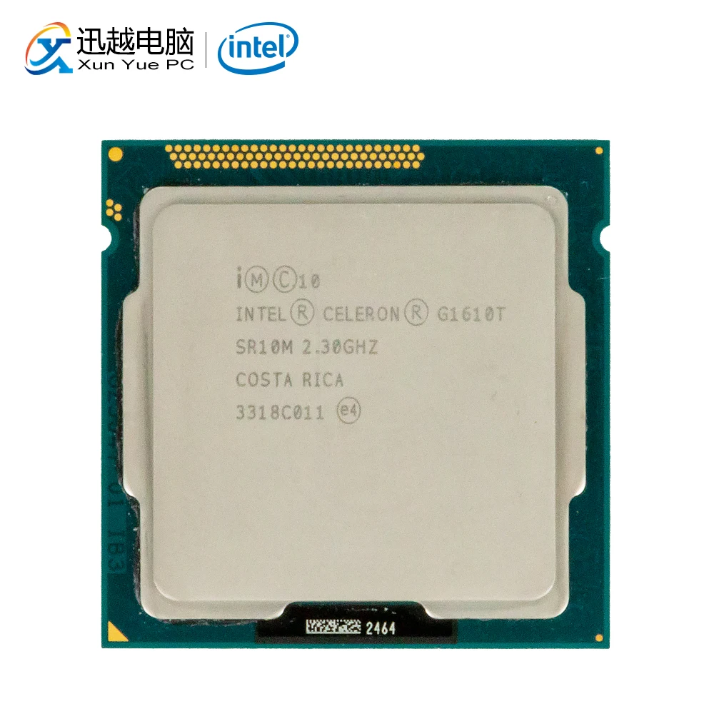 Intel Celeron G1610T настольный процессор G1610T двухъядерный 2,3 ГГц 2 Мб Кэш L3 LGA 1155 сервер используемый ЦП