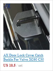 AX для VOLVO XC60 2009- формовочная дверная ручка багажника, полоса с акцентом, отделка хромированной задней крышки багажника