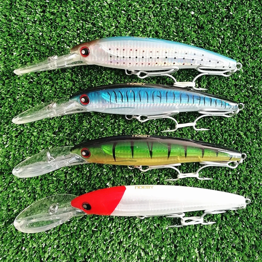 Noeby 4pcs 16cm 66g Long Casting Fishing Lure Hard Bait Wobblers