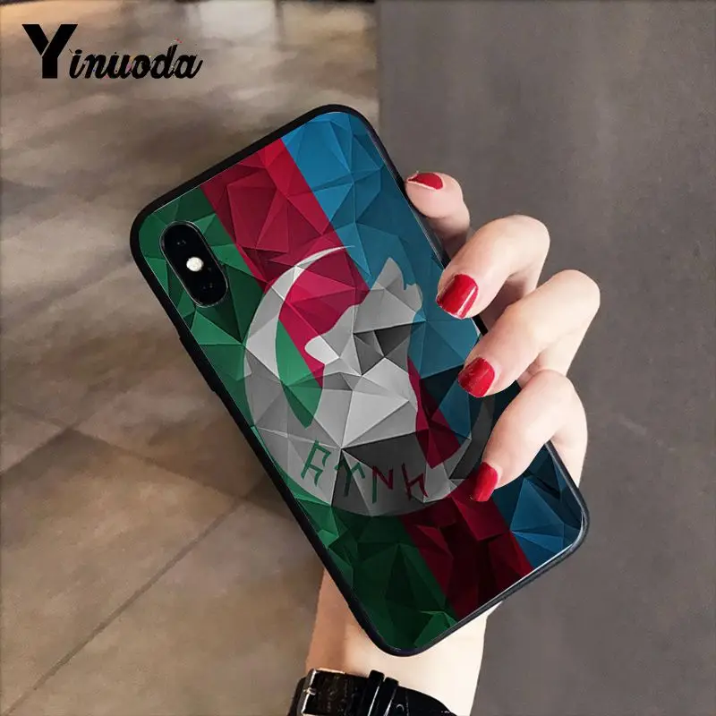 Yinuoda azerbaiana buta flag Красочный милый чехол для телефона iPhone 8 7 6 6S 6Plus X XS MAX 5 5S SE XR 10 Чехол - Цвет: A4