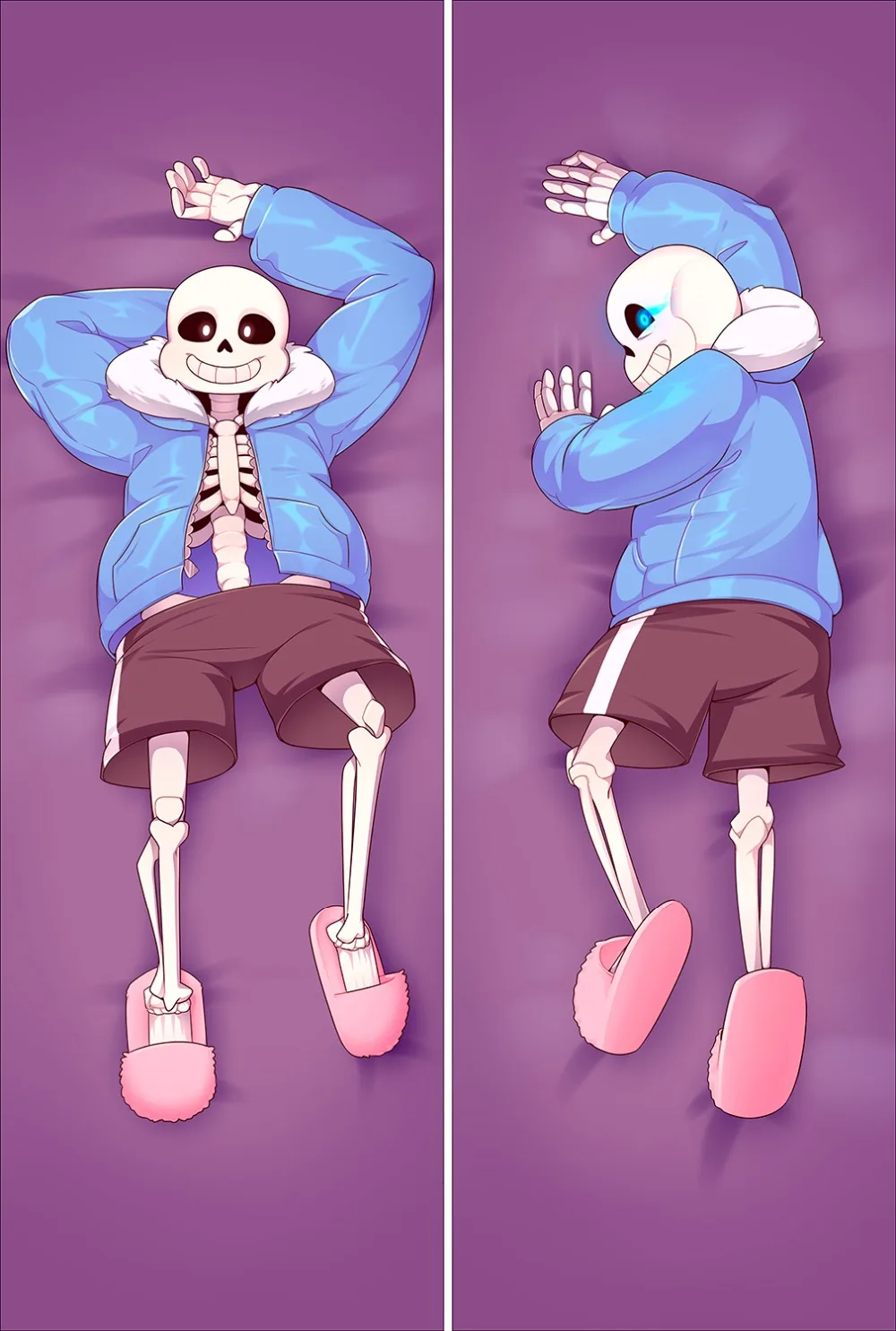 Undertale Sans X Frisk Papyrus Human Skeleton 50x150cm 50x160cm Undertale Sans X Frisk Papyrus Human Skeleton 50x150cm 50x160cm Wall Poster Fabric Scroll Canvas Painting In Calligraphy From Home