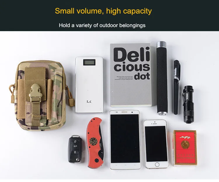 Waist running bag For Men's Army Soft Phone Case Sport Casual Pro Waist Belt Holster Case Wallet Purse Tactical mini bag (13)