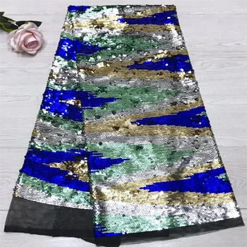 

VILLIEA French Lace Fabric Glittery African Sequins Heavy Lace Fabric Nigerian Lace Fabric For The Bride's Wedding Dress