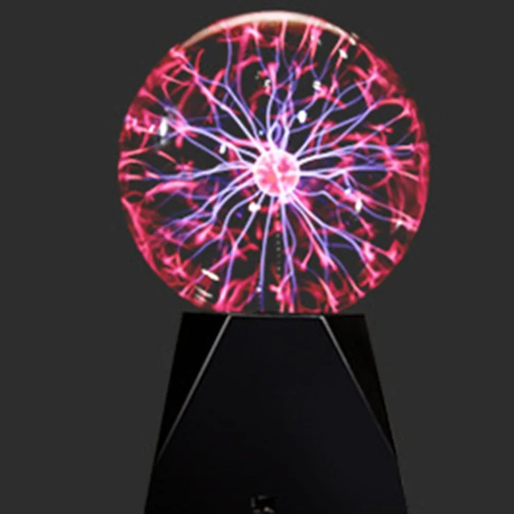 Magic Crystal Globe Desktop Light USB Plasma Ball Sphere Lightning Lamp