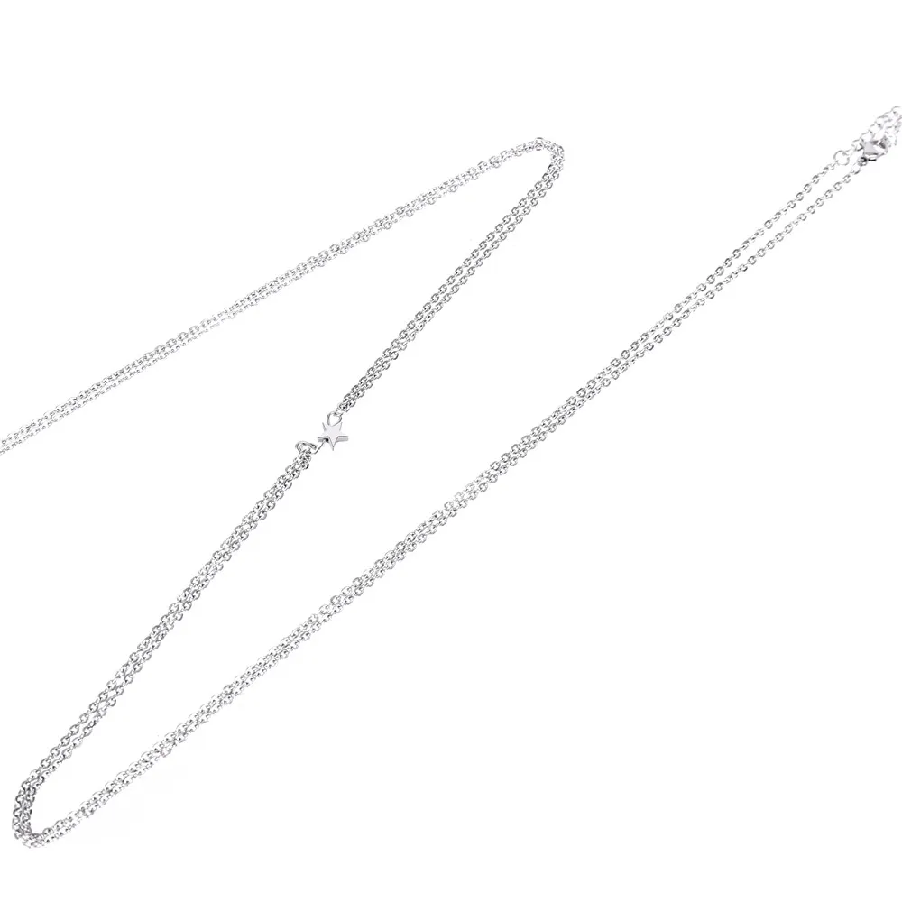 Цепочка Женская золотистая с кулоном в виде звезды|boho jewelry|women chainpendant necklace |