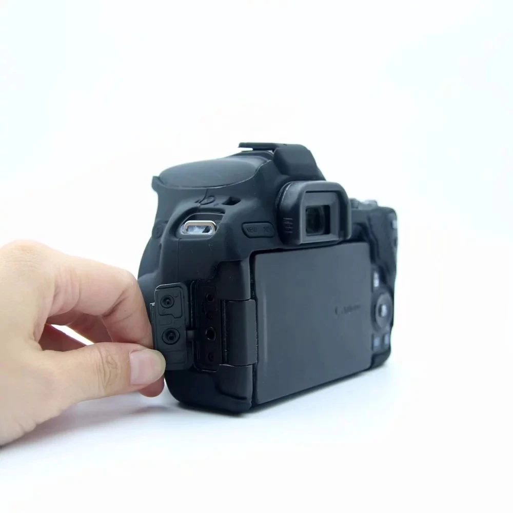 DSLR камера видео сумка Мягкий резиновый защитный силиконовый чехол для камеры Canon EOS 200D аксессуары