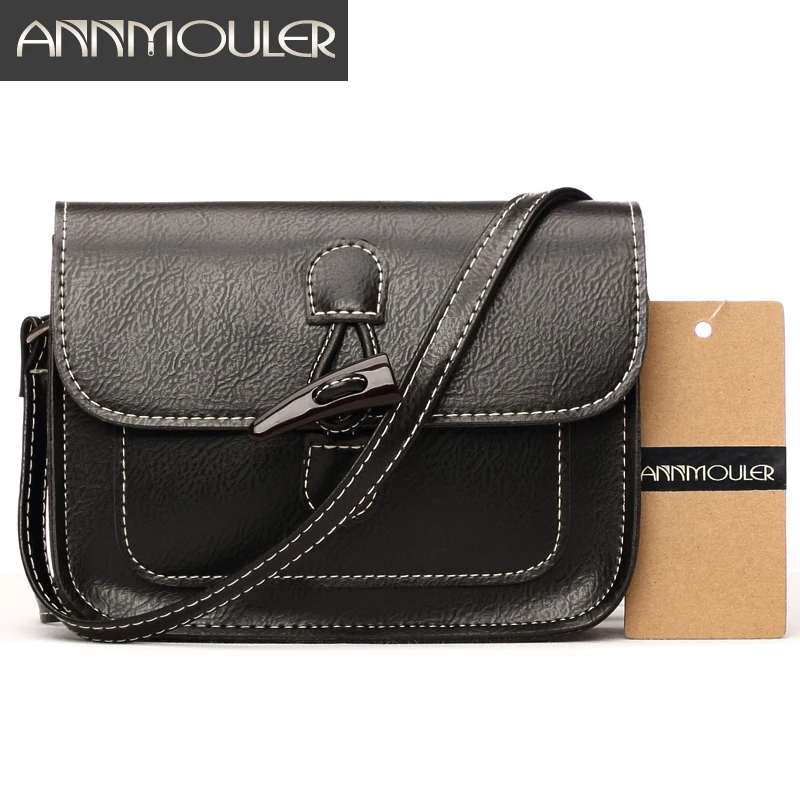 Annmouler Designer Women Shoulder Bag Mini Crossbody Bag Women Pu Leather Clutch Bag Vintage ...