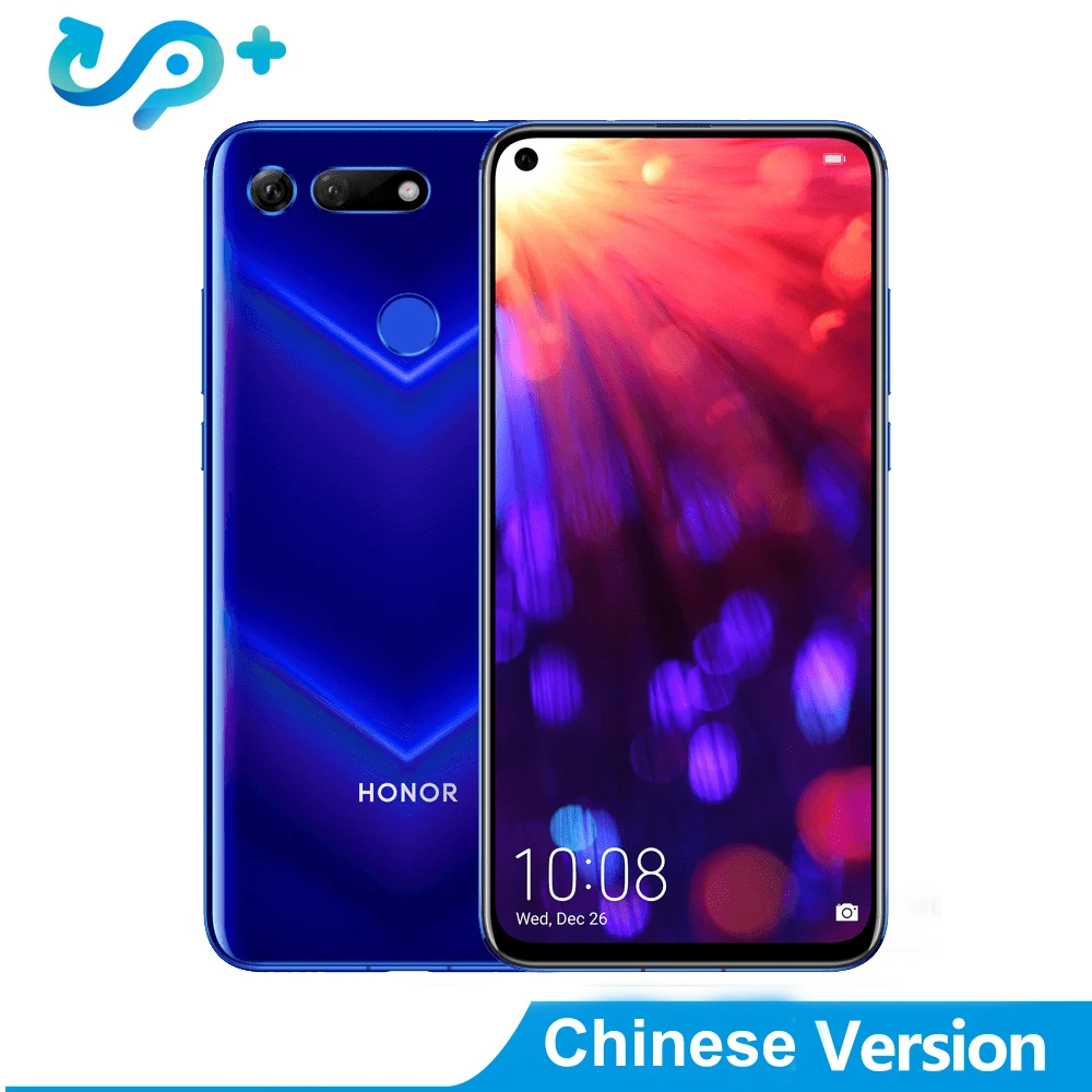 DHL оригинальный доставки huawei Honor V20 4G LTE сотовый телефон Kirin 980 Android 9,0 6,4 "ips 2310X1080 8 GB Оперативная память 256 GB Встроенная память 48.0MP NFC