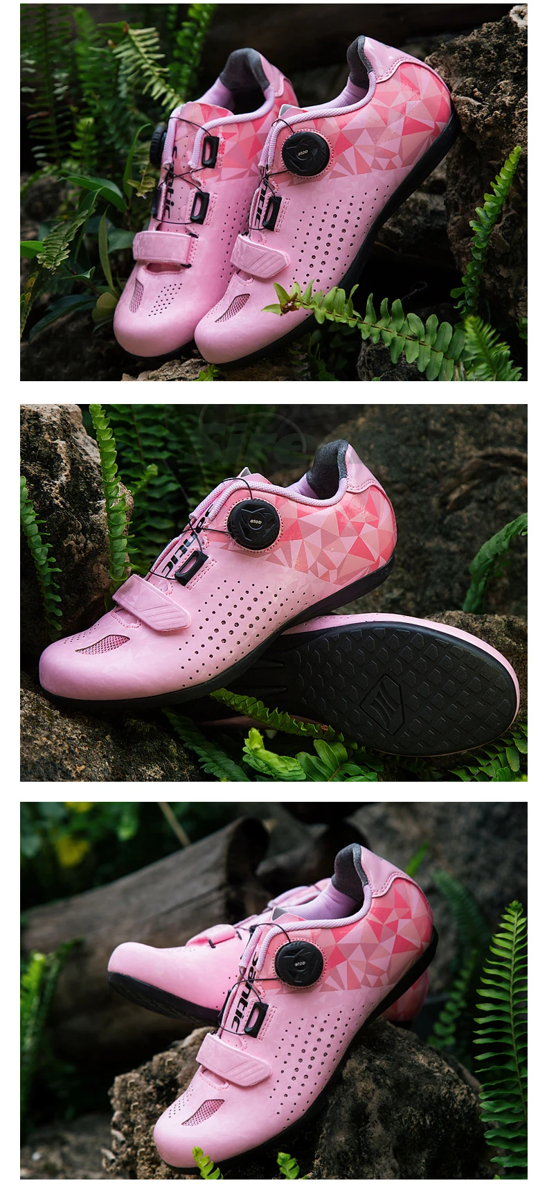 Santic Cycling Shoes Men Women MTB Mountain Road Bike Shoes Rubber Anti-slip Unlocked Bicycle Shoes Zapatillas Ciclismo