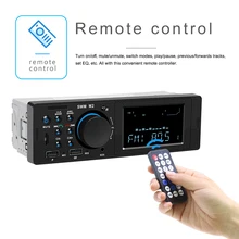 SWM M2 Bluetooth автомобильный стерео аудио 60 Вт 3,5 мм AUX FM Радио FM MP3-плеер USB TF карта ручной Бесплатный звонок с микрофоном беспроводной пульт дистанционного управления