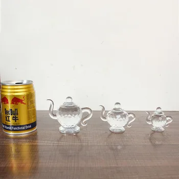 

Crystal pendulum handicraft manufacturer custom luxury ornament white crystal elbow handmade teapot pendulum