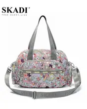 Skadi 2017new meerjungfrau blumen wasserdichte umhängetasche blosa mujer reise hohe kapazität crossbody frauen umhängetasche