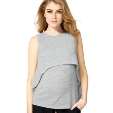 Летняя одежда для беременных и кормящих, черная футболка для грудного вскармливания для беременных женщин, одежда для медсестры, одежда из хлопка