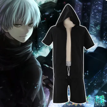 

Tokyo Ghoul Kaneki Ken Cosplay Costume Jumpsuit Battle Uniform Anime Cosplay Costume Pants Jackets one set outfit