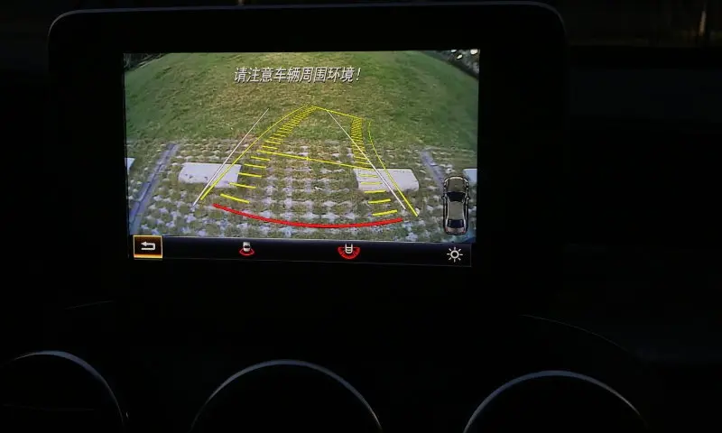 Liislee For Mercedes Benz GLA X156 2016 2017 Original Screen Update System  Reverse Track Image + Rear Camera  Digital Decoder Reversing picture