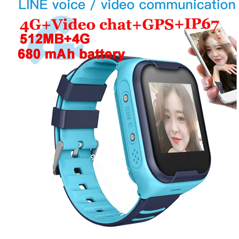 

Kids Smart Watch 4G Wifi GPS Tracker Smartwatch Kids 4g Watch Phone Video Call Waterproof Smart Watch for Child Clock PK Q50 Q90