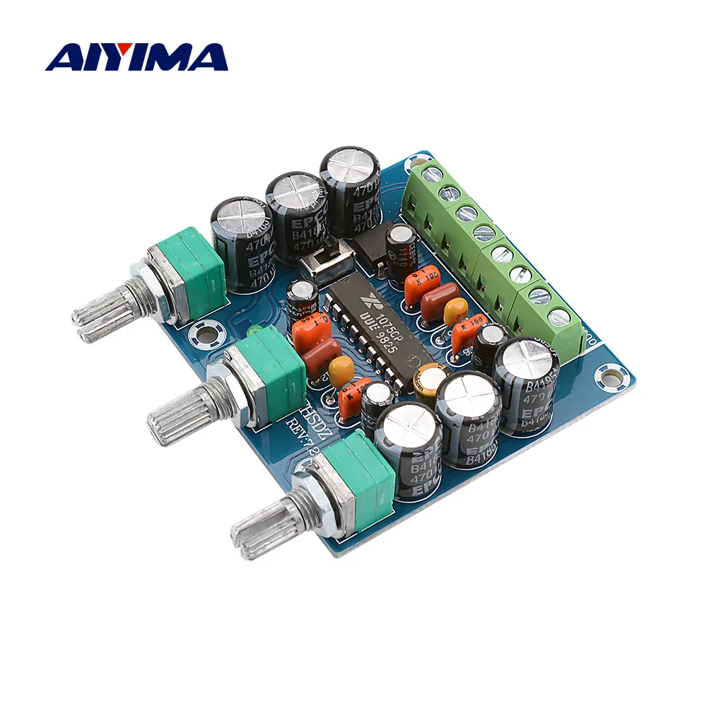 

AIYIMA XR1075 Preamlifier Amplifier Tone Board BBE Digital Audio Processor Preamp Tone Adjustment For TDA7850 Power Amplifier
