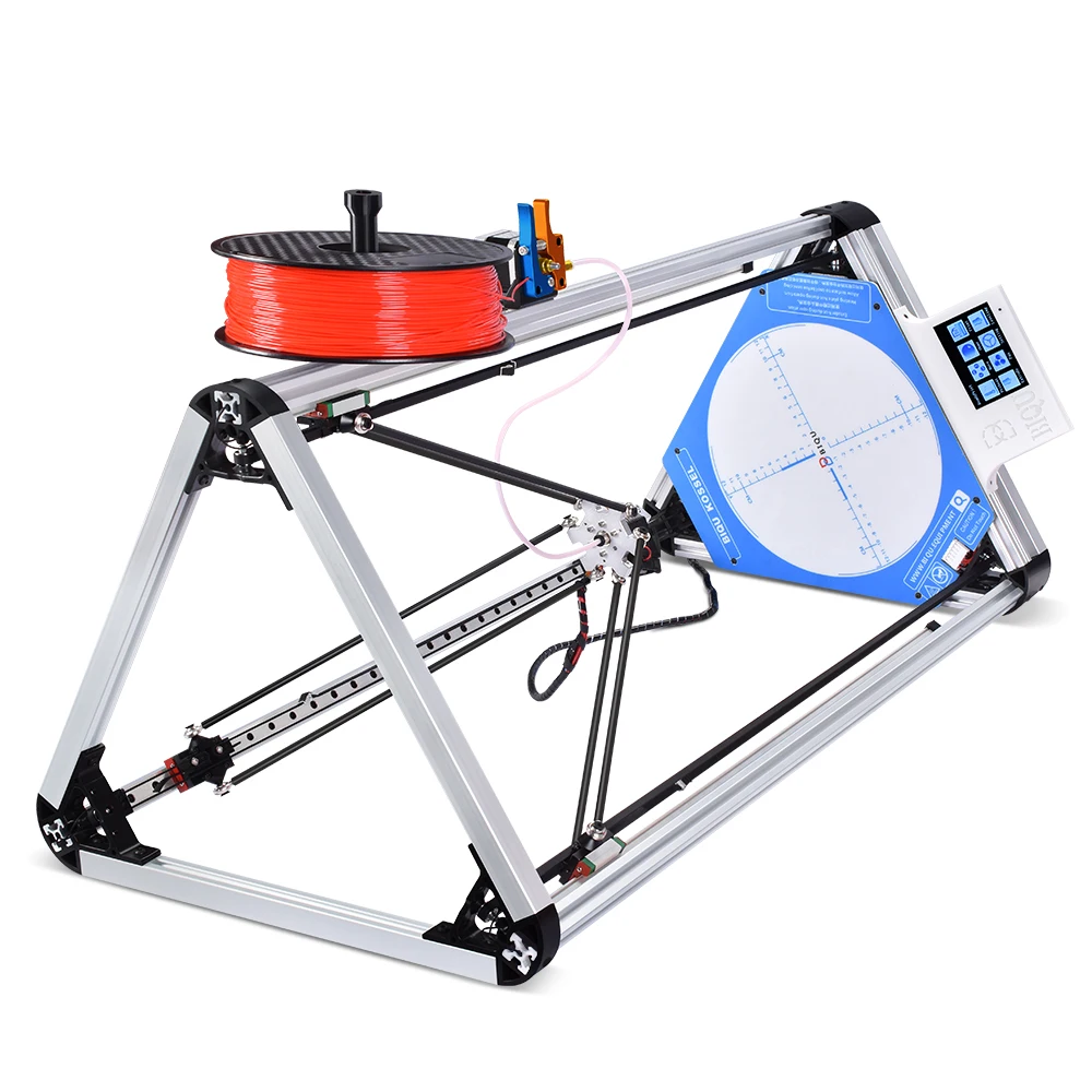 BIQU 3D металлический принтер Kossel Base/Plus/Pro Delta линейная направляющая DIY Kit автоматическое выравнивание большой размер печати 2004LCD/TFT35 сенсорный экран