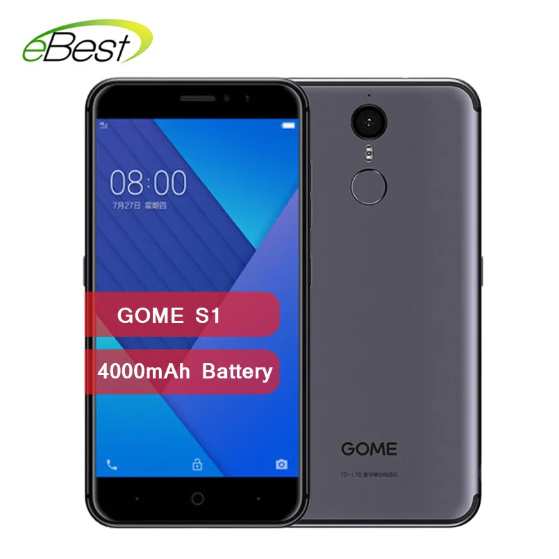 

GOME S1 3GB RAM 32GB ROM Smartphone Face-Me 5.2 inch Cellphone MT 6737 Quad Core 4G Android Mobile Phone