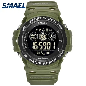 

Smart Watch SMAEL Digital Sport Wristwatches Bluetooth Link Men's Watch Call Reminder Waterproof Clock Electronic Watches Led