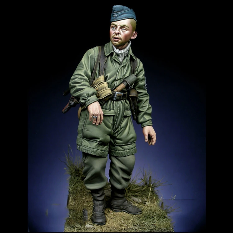 Неокрашенная фигурка из смолы в масштабе 1/24 парашюта GK | Игрушки и хобби