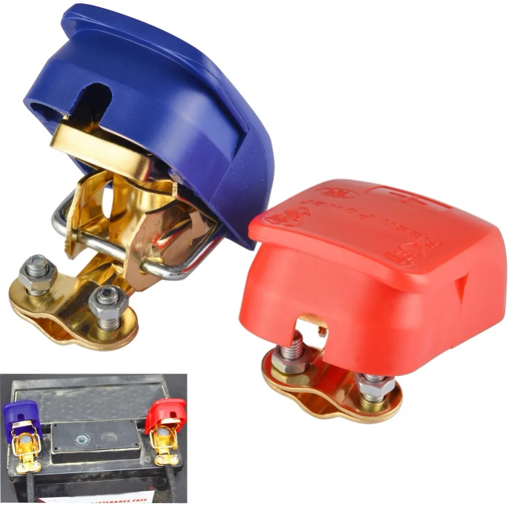 

Auto Car Battery Terminal Connector Battery Pair of 12V Quick Release Battery Terminals Clamps for Car Caravan
