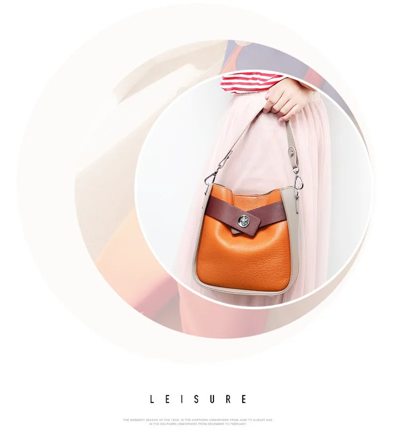 FoxTail& Lily модная сумка через плечо с панелями, женская сумка через плечо из натуральной кожи, женская сумка-мессенджер с тремя ремешками