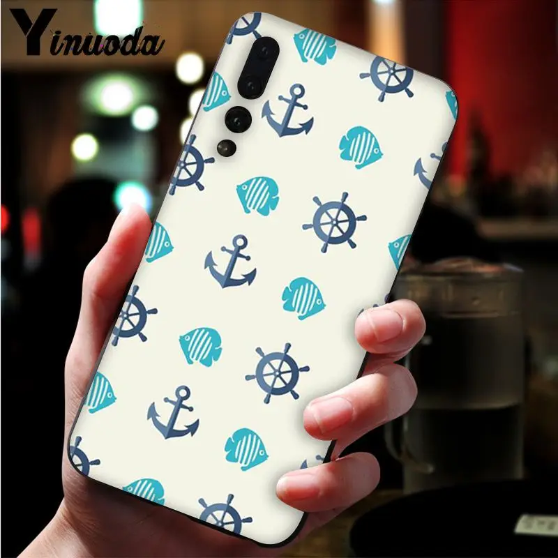 Anchor boat blue heart band
