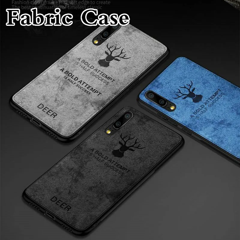 

Cloth Fabric Deer Phone Case For Huawei Honor 20 Pro 10i 20i 8S 8A 8C 8X Soft Silicone Back Cover For Honor 8 9 10 Lite TPU Case