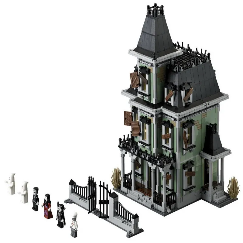 

16007 LEPIN Monster Warrior Fighters Haunted House Model Building Blocks Enlighten Figure Toys For Children Compatible Legoe
