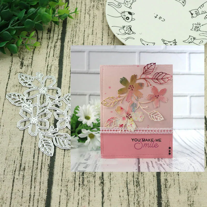 

FLOWER Metal cutting dies stencils and stamps for DIY Scrapbooking Scrapbook Paper Album Craft Dies