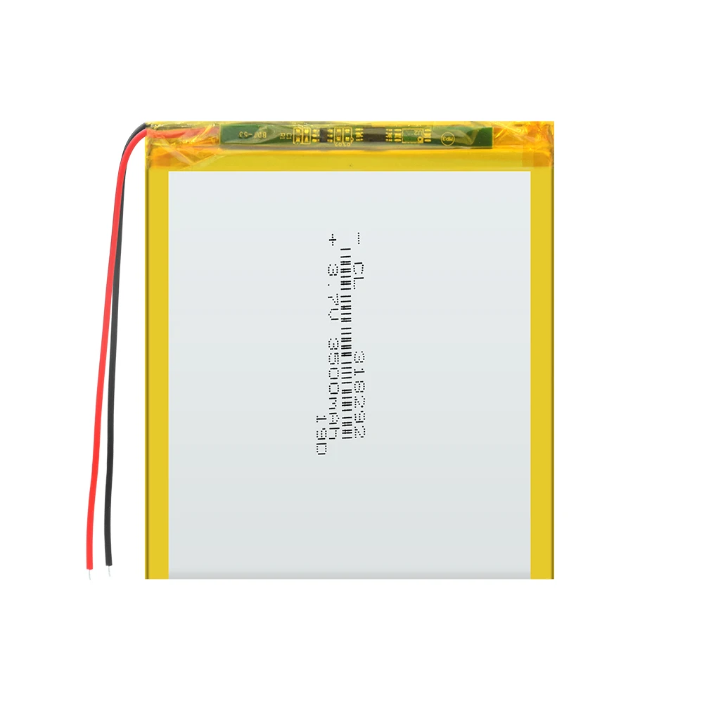 1/2/4 шт 3,7 V литий-полимерный аккумулятор 318292 3500 мАч Перезаряжаемые Аккумуляторы для мобильных устройств 7 дюймовый Аккумулятор для планшета MID Полировочная машина обычного типа