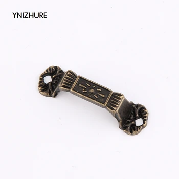 

50pcs 38*10mm antique drop pulls antique chinese cabinet push pull door handle children furniture handles