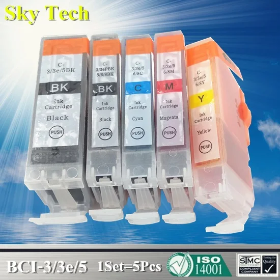 

Compatible Cartridges For BCI-3 BCI-5 BCI-6 , BCI3 BCI5 BCI6 For Canon IP3000 ip3300 ip4000 S400 S500 MP950 MP960 etc