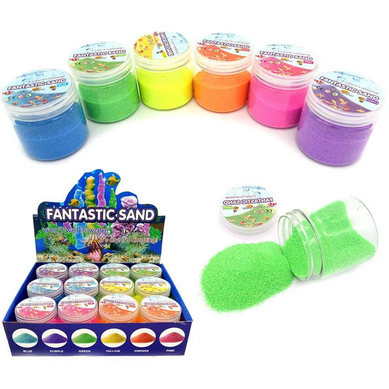 Dropshipping Never Wet Magic Sand DIY Funny Toys Non toxic Magic Mars