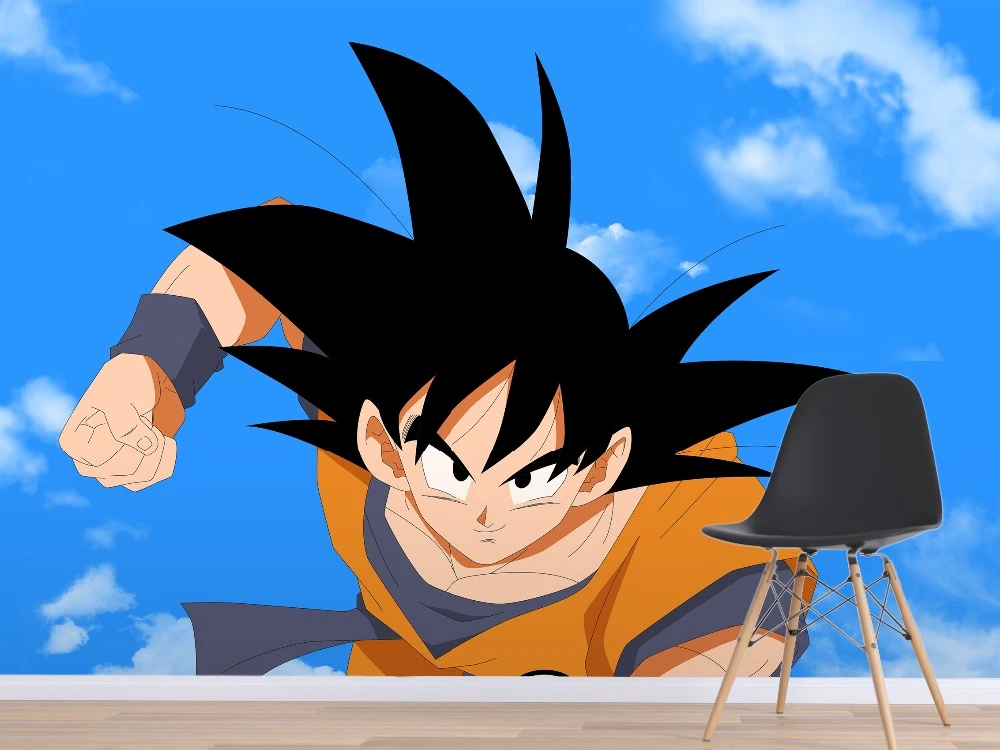 自己粘着 3d悟空猿少年古典的な8日本アニメ壁紙壁画壁印刷デカール壁壁画 Wallpapers Aliexpress